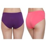 Women Modal & Spandex Mid Rise Full Coverage Panty Brief - Image 2