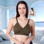 A non-padded full-coverage bra