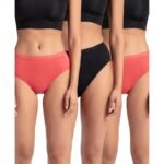 Jockey Women's Cotton Mid Waist Hipster Panty (Pack of 3) - Image 2