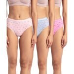 Jockey Women's Cotton Mid Waist Hipster Panty (Pack of 3) - Image 5