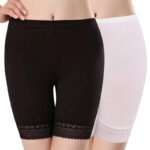 Women's Girl's Cotton Stretchable Lace Cycling Shorts Under Skirt Shorts Safety Shorts - Image 4