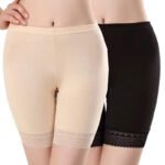 Women's Girl's Cotton Stretchable Lace Cycling Shorts Under Skirt Shorts Safety Shorts
