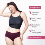 Libra Women’s & Girls Cotton Lycra Panty (Pack of 3) | (Colors May Vary) | P 111 | Mid Rise, Medium Coverage | Soft & Breathable Fabric | Everyday Comfort - Image 2