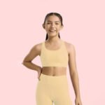 Pack 3 Sports Bra for Women & Girls, Cotton Non-Padded Full Coverage Beginners Activewear Training Bra for Teenager Kids Bra - Image 3