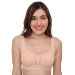 Full Support Minimizer Everyday Bra For Women Full Coverage Wireless Padded With Seamless Soft Cups