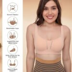 Full Support Minimizer Everyday Bra For Women Full Coverage Wireless Padded With Seamless Soft Cups - Image 2