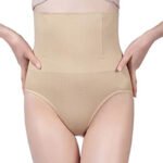Women's Cotton Waist Trainer Seamless High Waist Tummy Control Panty Shapewear