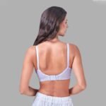 Womens Padded Full Coverage Bra Lace Fabric Inner Elastic  Wide Straps underband Adjustable Straps Back Closure - Image 9