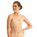 Jockey 1842 Women's Wirefree Padded Soft Touch Microfiber Elastane Bonded Tech Medium Coverage Strapless Bra