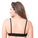 Women's Transparent Back Bra with Anti Skid Gel Elastic on Cups - Image 2